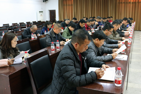 江口县纪委派驻县直部门纪检组述职述廉暨民主评议会召开