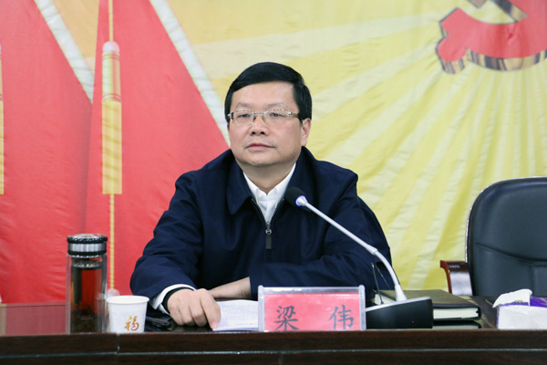梁伟到江口县闵孝镇宣讲党的十九大精神