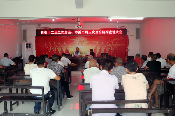 杜奎深入农村宣讲省委第十二届三次全会和市委二届五次全会精神