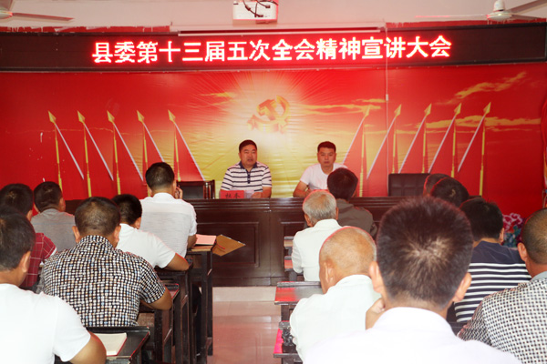 杜奎入村宣讲县委十三届五次全会精神