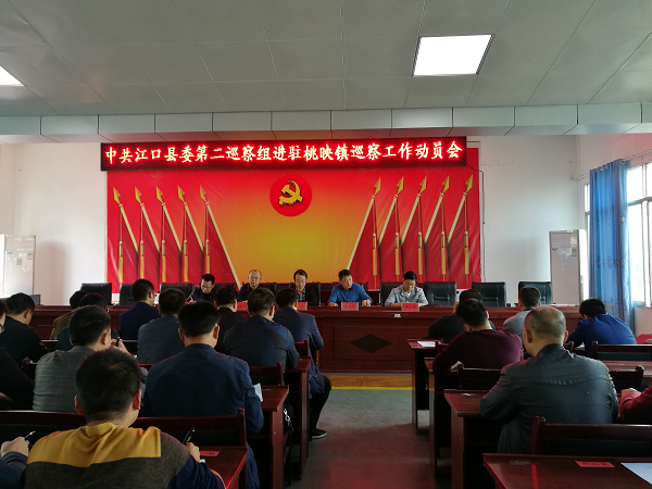 县委第二巡察组进驻桃映镇召开工作动员会