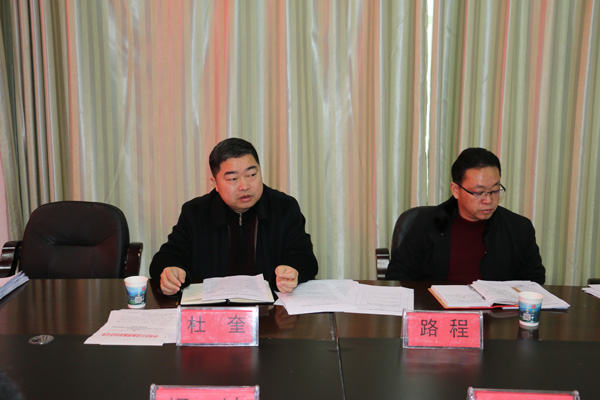 杜奎到怒溪镇指导民主生活会