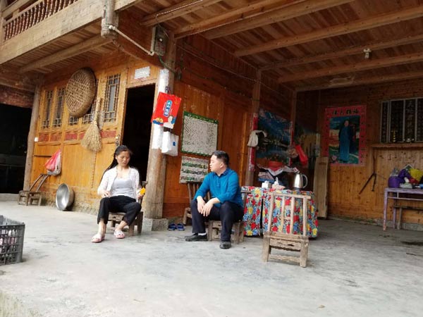杜奎到怒溪镇暗访森林防火和扫黑除恶工作