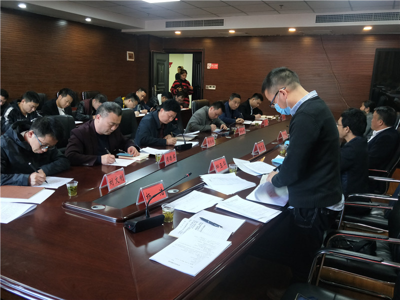 县委第二巡察组进驻县政府办（人防科）召开巡察“回头看”工作动员会