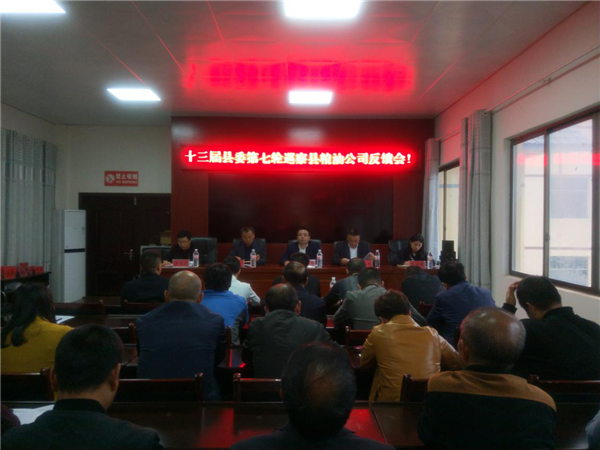 县委第二巡察组向县粮油公司反馈巡察情况