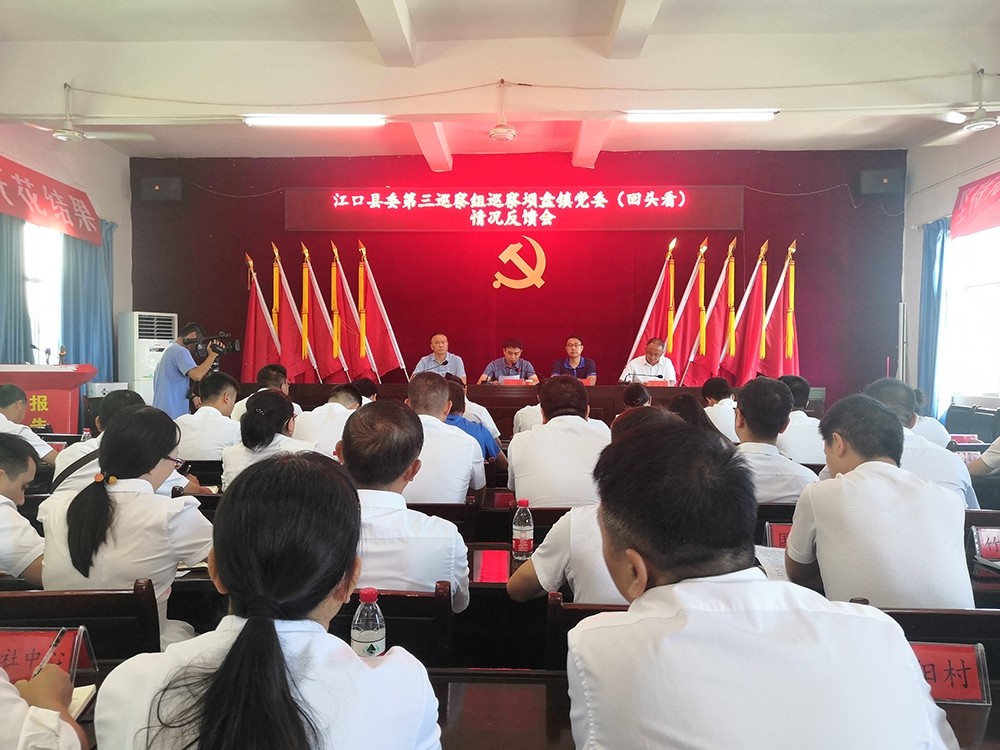 十三届县委第九轮巡察第三巡察组向坝盘镇党委反馈巡察情况