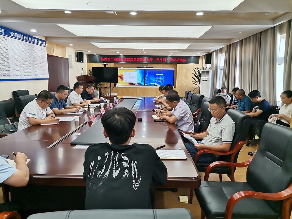 十三届中共江口县委第九轮巡察 第二巡察组向应急管理局党委反馈巡察“回头看”情况