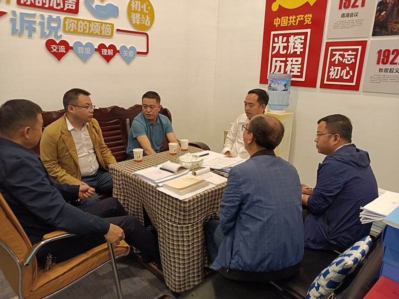 唐永湖开展巡察中期调研指导