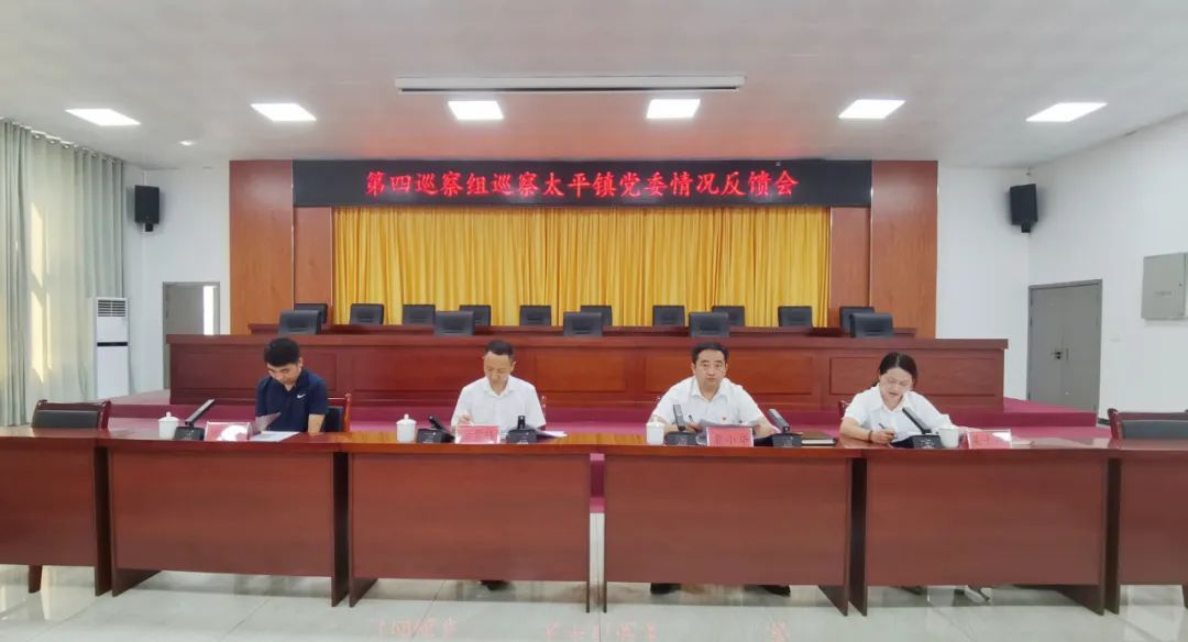 十四届县委第四轮巡察第四巡察组向太平镇党委反馈巡察情况